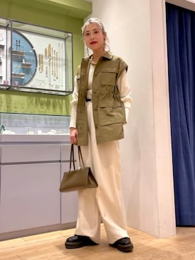 Ray BEAMSさん（レディース・164cm）の冬コーディネート