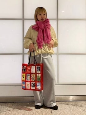 「アイテム（MA-1）」を使った、Ray BEAMSさん（レディース・158cm）の秋コーディネート