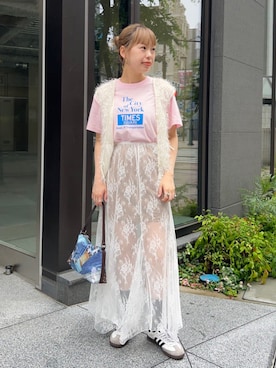 Ray BEAMSさん（レディース・159cm）の夏コーディネート