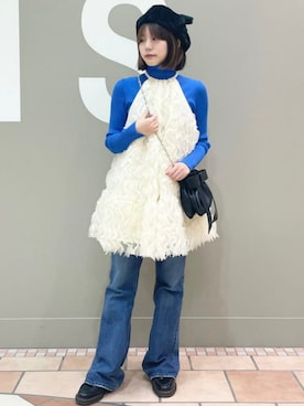 Ray BEAMSさん(レディース・158cm)の冬コーディネート