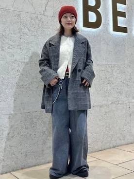 Ray BEAMSさん（レディース・153cm）の冬コーディネート
