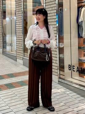 「Ray BEAMS（レイビームス）のアイテム」を使った、Ray BEAMSさん（レディース・166cm）の夏コーディネート