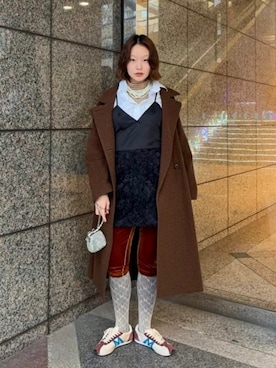 Ray BEAMSさん（レディース・163cm）の冬コーディネート