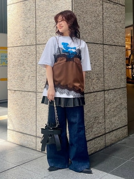 Ray BEAMSさん（レディース・154cm）の春コーディネート