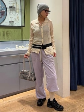 Ray BEAMSさん（レディース・159cm）の冬コーディネート