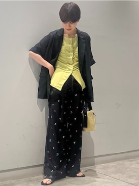 「Ray BEAMS（レイビームス）のアイテム」を使った、Ray BEAMSさん（レディース・162cm）の夏コーディネート