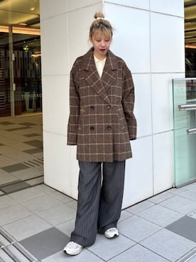 Ray BEAMSさん（レディース・161cm）の冬コーディネート