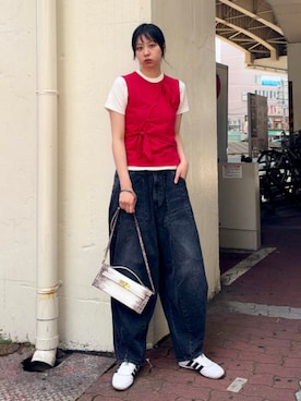 「BEAMS BOY（ビームスボーイ）のアイテム」を使った、Ray BEAMSさん（レディース・179cm）の夏コーディネート