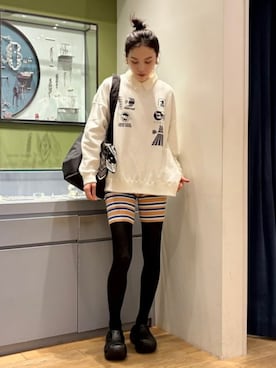 Ray BEAMSさん（レディース・172cm）の春コーディネート