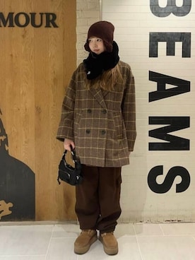 「Ray BEAMS（レイビームス）のアイテム」を使った、Ray BEAMSさん（レディース・166cm）の冬コーディネート