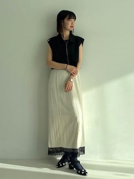 Ray BEAMSさん（レディース・163cm）の冬コーディネート