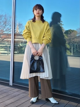 Ray BEAMSさん（レディース・160cm）の春コーディネート