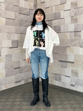 Ray BEAMSさん(レディース・165cm)の冬コーディネート