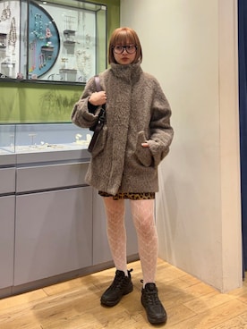 「アイテム（その他アウター）」を使った、Ray BEAMSさん（レディース・158cm）の秋コーディネート