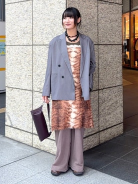 Ray BEAMSさん（レディース・164cm）の冬コーディネート