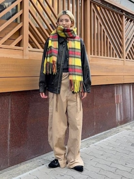 「着回しコーデ」｜Ray BEAMSさん（レディース・165cm）の冬コーディネート