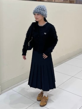 「アイテム（帽子）」を使った、Ray BEAMSさん（レディース・148cm）の冬コーディネート