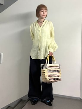 「Ray BEAMS（レイビームス）のアイテム」を使った、Ray BEAMSさん（レディース・163cm）の夏コーディネート