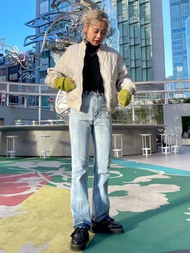 Ray BEAMSさん（レディース・164cm）の冬コーディネート