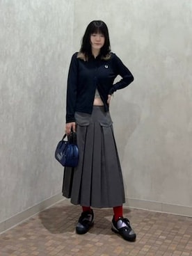 「Ray BEAMS（レイビームス）のアイテム（スカート）」を使った、Ray BEAMSさん（レディース・156cm）の夏コーディネート