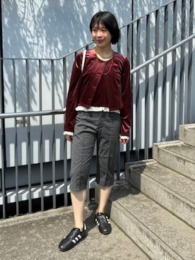 「アイテム（アンサンブル）」を使った、Ray BEAMSさん（レディース・158cm）の秋コーディネート