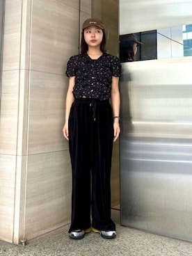 「Ray BEAMS（レイビームス）のアイテム（帽子）」を使った、Ray BEAMSさん（レディース・165cm）の春コーディネート