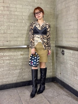 「Ray BEAMS（レイビームス）のアイテム」を使った、Ray BEAMSさん（レディース・148cm）の秋コーディネート