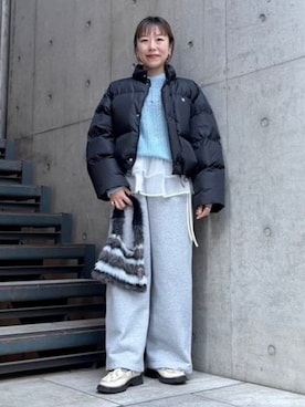 Ray BEAMSさん（レディース・153cm）の冬コーディネート