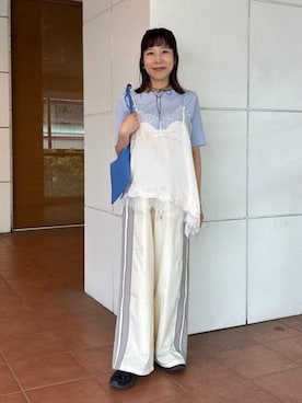 Ray BEAMSさん(レディース・153cm)の夏コーディネート