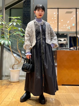 Ray BEAMSさん（レディース・162cm）の冬コーディネート