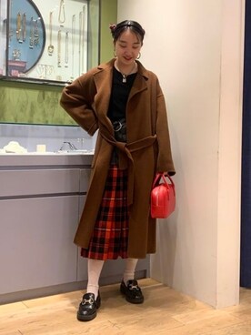 Ray BEAMSさん（レディース・160cm）の冬コーディネート