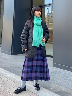 Ray BEAMSさん（レディース・156cm）の冬コーディネート