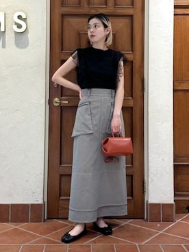 Ray BEAMSさん（レディース・164cm）の夏コーディネート