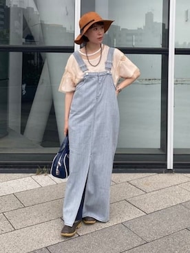 Ray BEAMSさん（レディース・157cm）の夏コーディネート