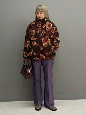 フラワー ジャガード ボア ブルゾン|BEAMS WOMEN(ビームス