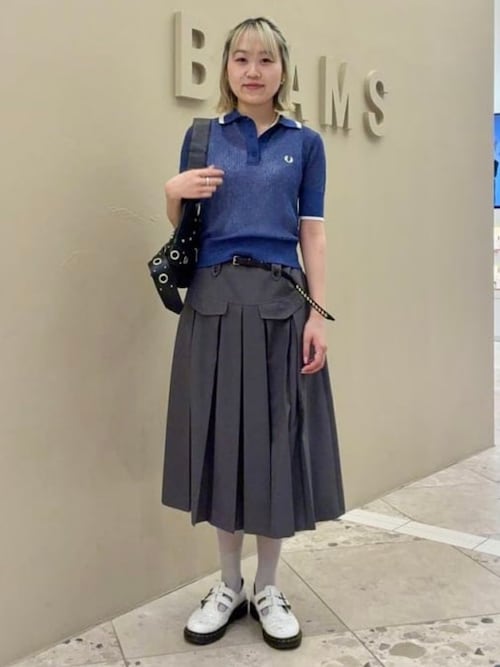 別注】FRED PERRY / リブ ニット シャツ（ポロシャツ）｜FRED PERRY