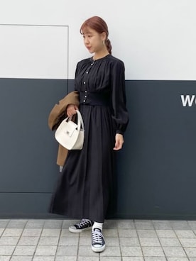 Ray BEAMSさん（レディース・163cm）の冬コーディネート