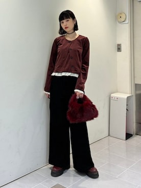 「アイテム（アンサンブル）」を使った、Ray BEAMSさん（レディース・164cm）の秋コーディネート