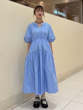 「Ray BEAMS（レイビームス）のアイテム」を使った、Ray BEAMSさん（レディース・156cm）の夏コーディネート