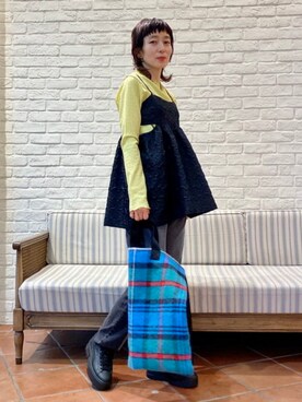 Ray BEAMSさん(レディース・159cm)の冬コーディネート