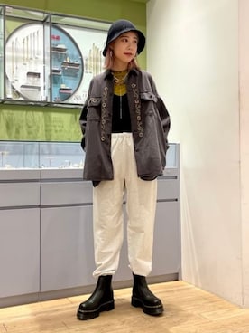 Ray BEAMSさん（レディース・164cm）の冬コーディネート