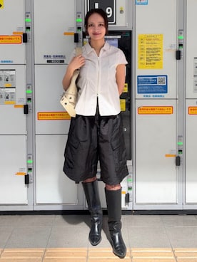 「Ray BEAMS（レイビームス）のアイテム（バッグ）」を使った、Ray BEAMSさん（レディース・168cm）の春コーディネート