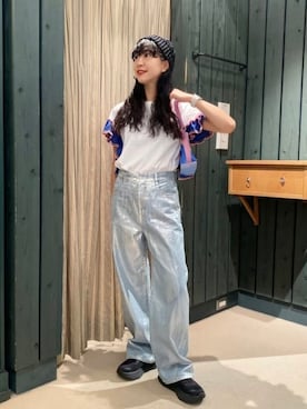 Ray BEAMSさん（レディース・160cm）の春コーディネート