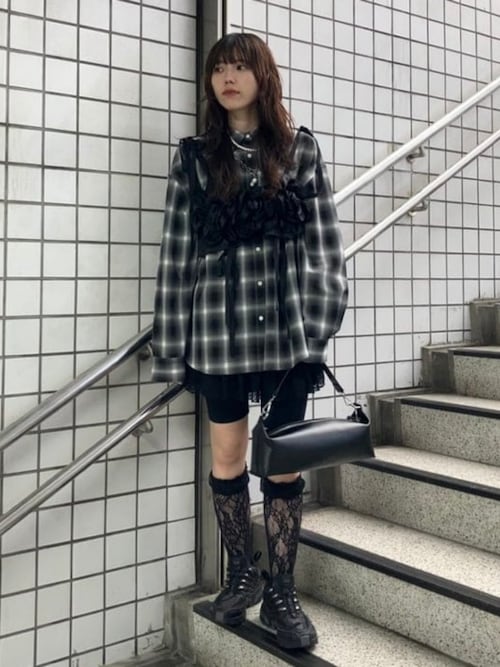 オンブレチェック ビッグ シャツ（シャツ/ブラウス）｜Ray BEAMS（レイ