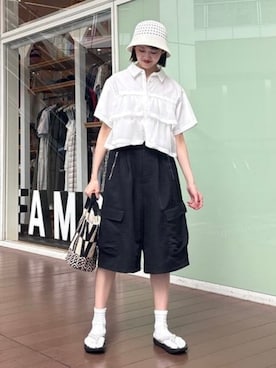 Ray BEAMSさん（レディース・162cm）の夏コーディネート