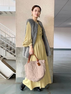 Ray BEAMSさん（レディース・155cm）の冬コーディネート