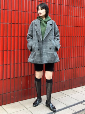 「Ray BEAMS（レイビームス）のアイテム」を使った、Ray BEAMSさん（レディース・170cm）の冬コーディネート