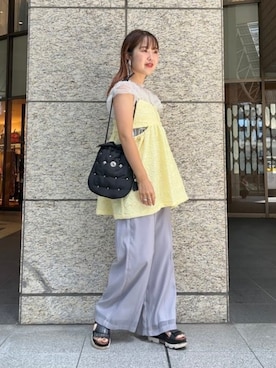 Ray BEAMSさん（レディース・156cm）の夏コーディネート