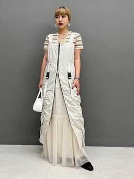 Ray BEAMSさん(レディース・155cm)の夏コーディネート