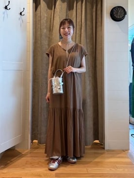 「Ray BEAMS（レイビームス）のアイテム」を使った、Ray BEAMSさん（レディース・153cm）の夏コーディネート